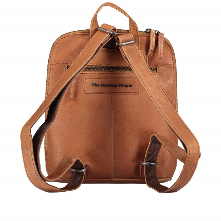 Rucksack Toronto Molly Cognac, Farbe: cognac, Marke: The Hunting People, EAN: 4046478035324, Abmessungen in cm: 22x27x10, Bild 3 von 6