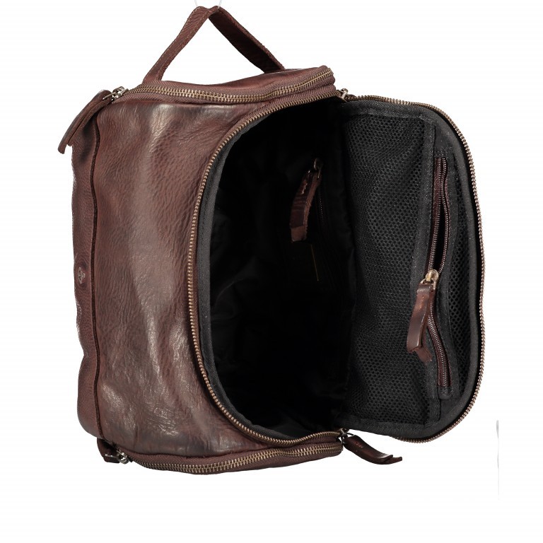 Kulturbeutel Cool-Casual Traveller B3.9469 Chocolate Brown, Farbe: braun, Marke: Harbour 2nd, EAN: 4046478043114, Abmessungen in cm: 27x18x10, Bild 5 von 9