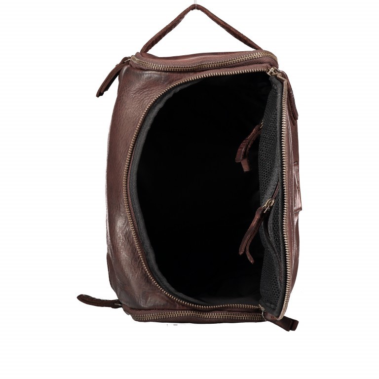 Kulturbeutel Cool-Casual Traveller B3.9469 Charming Cognac, Farbe: cognac, Marke: Harbour 2nd, EAN: 4046478043121, Abmessungen in cm: 27x18x10, Bild 6 von 9