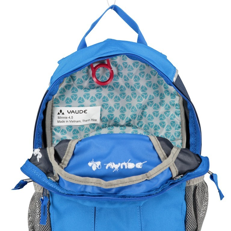 Kinderrucksack Family Minnie 4.5 Marine Blue, Farbe: blau/petrol, Marke: Vaude, EAN: 4021573760043, Abmessungen in cm: 19x29x9, Bild 11 von 12