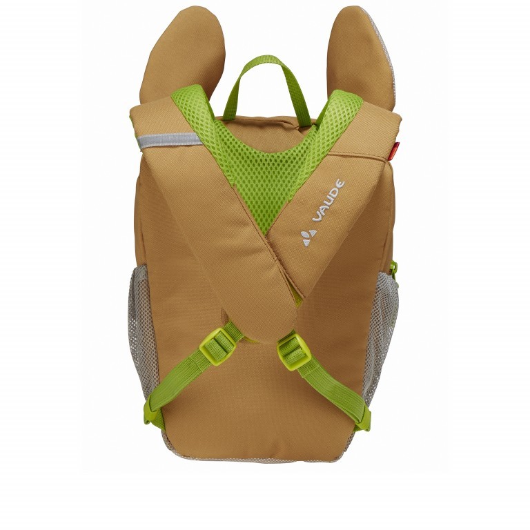 Kinderrucksack Family Stupsi Peanut Butter, Farbe: braun, Marke: Vaude, EAN: 4052285881443, Abmessungen in cm: 21x29x17, Bild 2 von 4