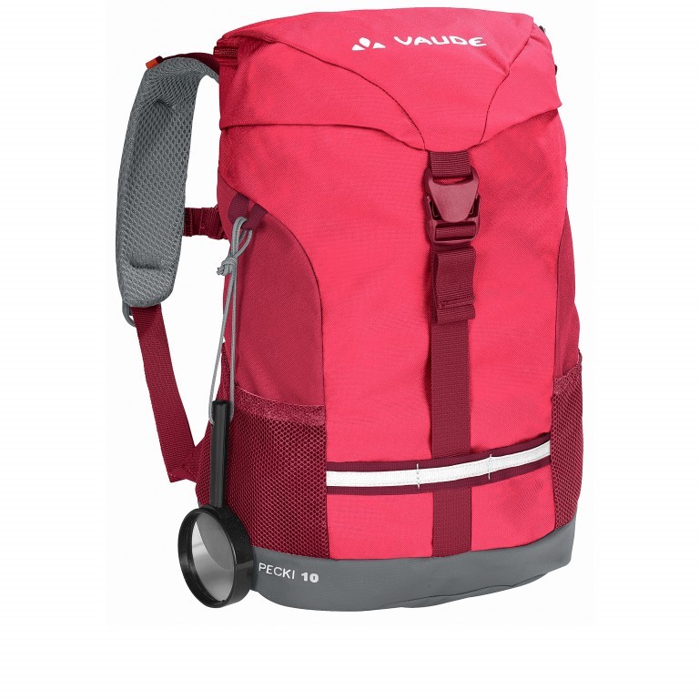 Kinderucksack Family Pecki 10 Bright Pink, Farbe: rosa/pink, Marke: Vaude, EAN: 4052285962814, Abmessungen in cm: 24x38x11, Bild 1 von 3