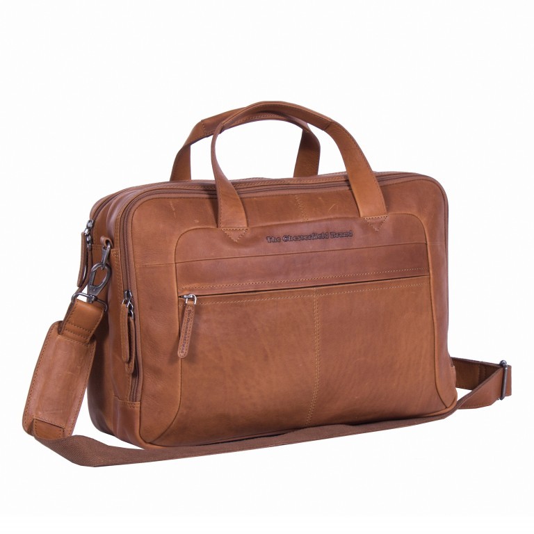 Laptoptasche Ryan 17,0 Zoll Cognac, Farbe: cognac, Marke: The Chesterfield Brand, EAN: 8719241022574, Abmessungen in cm: 42x33x17, Bild 1 von 5