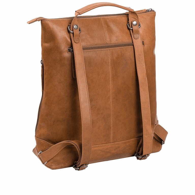 Rucksack / Umhängetasche Chelsea Cognac, Farbe: cognac, Marke: The Chesterfield Brand, EAN: 8719241045832, Abmessungen in cm: 36x40x12, Bild 2 von 9