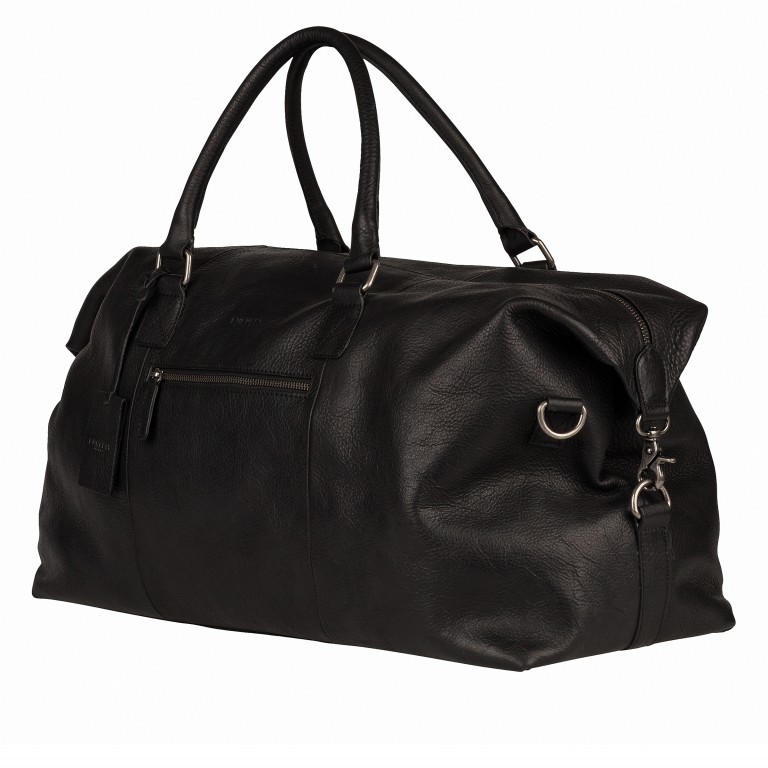 Reisetasche Antique Avery Weekender Black, Farbe: schwarz, Marke: Burkely, EAN: 8717128098728, Abmessungen in cm: 63x29x20, Bild 3 von 8