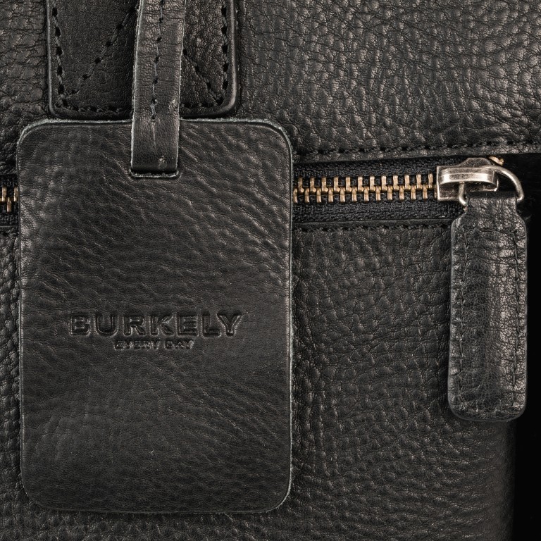 Shopper Antique Avery Laptop 15,6 Zoll Black, Farbe: schwarz, Marke: Burkely, EAN: 8717128079642, Abmessungen in cm: 40x29x7, Bild 8 von 8