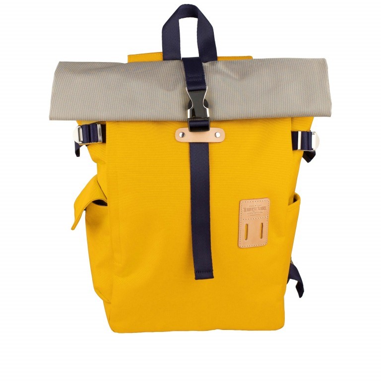 Rucksack Norikura Rolltop Yellow, Farbe: gelb, Marke: Harvest Label, EAN: 4260594131160, Abmessungen in cm: 26x40x13, Bild 1 von 9