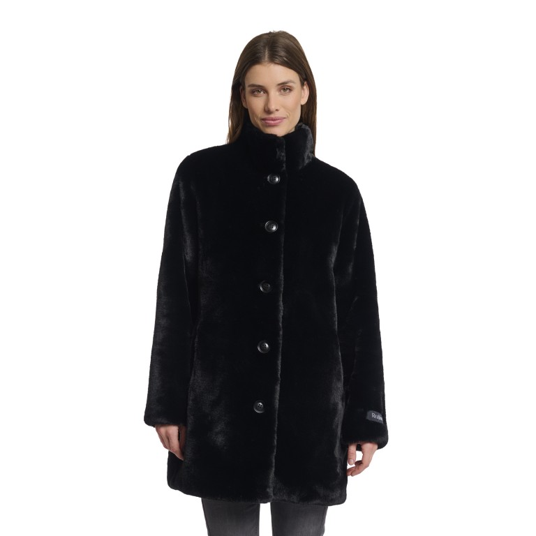 Kurzmantel Nonna Kunstfell 40 Black, Farbe: schwarz, Marke: Rino & Pelle, EAN: 8720529534412, Bild 1 von 3