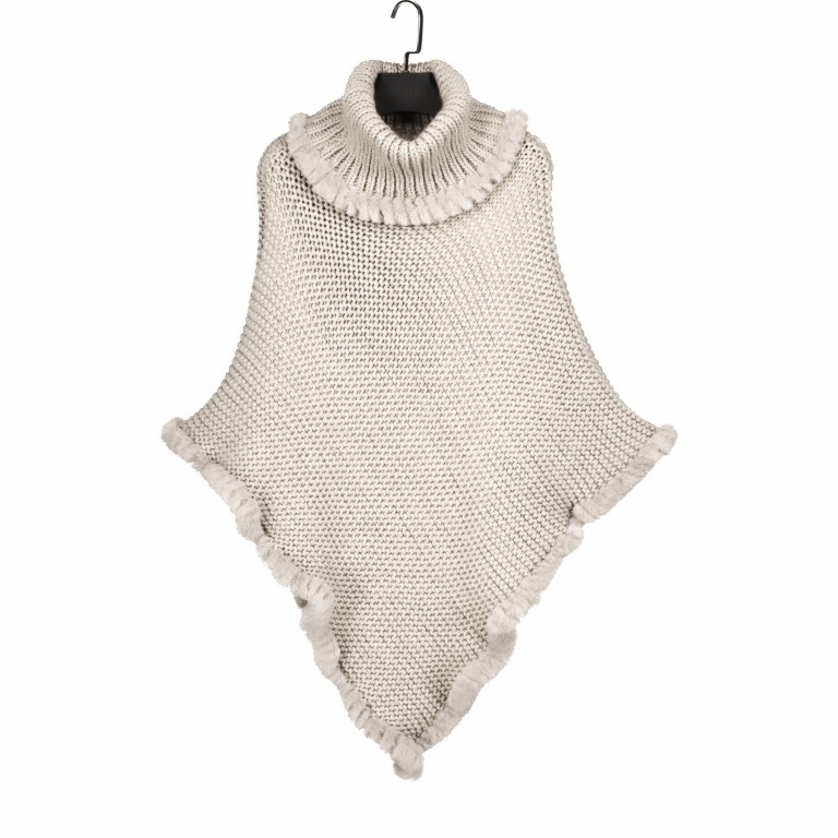 Poncho Gisela Kunstfell Sand, Farbe: beige, Marke: Rino & Pelle, EAN: 8719293385269, Bild 1 von 1