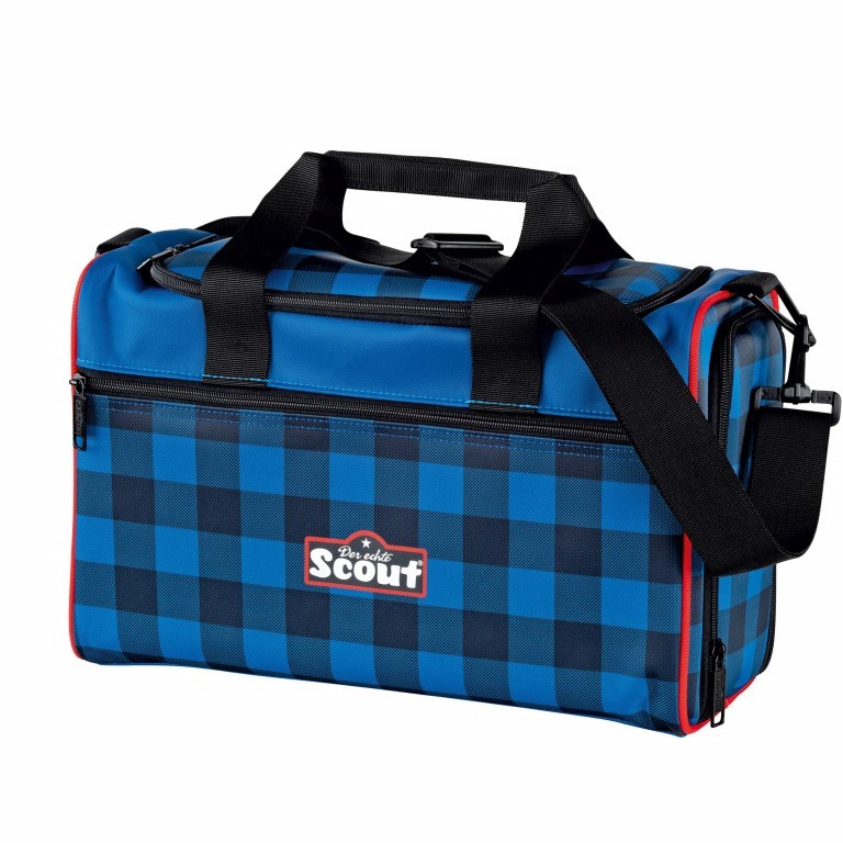 Schulranzen Sunny Set 4-teilig Gingham Rocker, Farbe: schwarz, Marke: Scout, EAN: 4007953416656, Abmessungen in cm: 30x39x20, Bild 9 von 10