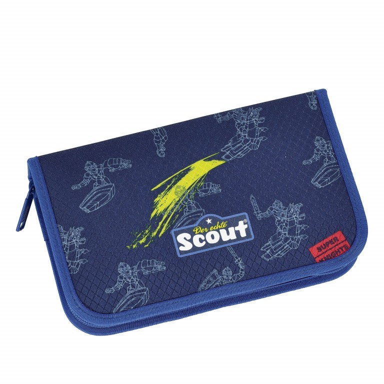 Schulranzen Sunny Set 4-teilig Super Knights, Farbe: blau/petrol, Marke: Scout, EAN: 4007953411262, Abmessungen in cm: 30x39x20, Bild 6 von 10