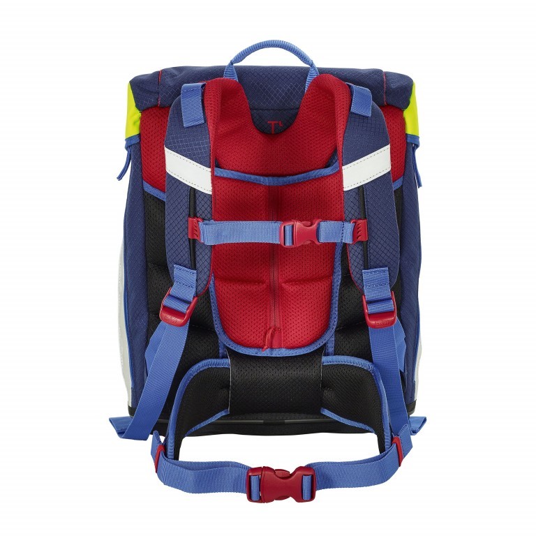 Schulranzen Sunny Set 4-teilig Super Knights, Farbe: blau/petrol, Marke: Scout, EAN: 4007953411262, Abmessungen in cm: 30x39x20, Bild 4 von 10