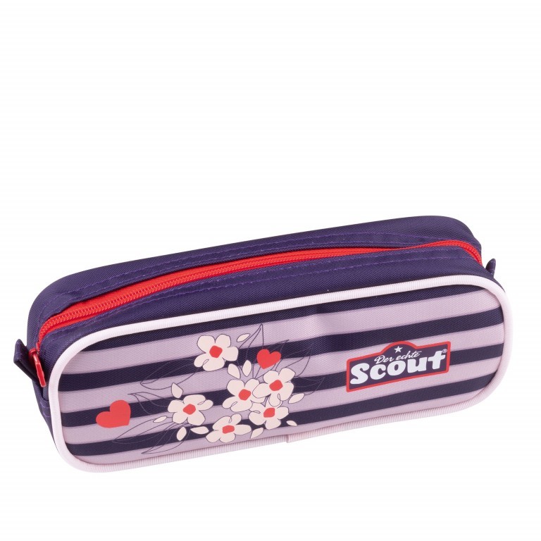 Schulranzen Sunny Set 4-teilig Happy Stripes, Farbe: rosa/pink, Marke: Scout, EAN: 4007953416748, Abmessungen in cm: 30x39x20, Bild 8 von 10