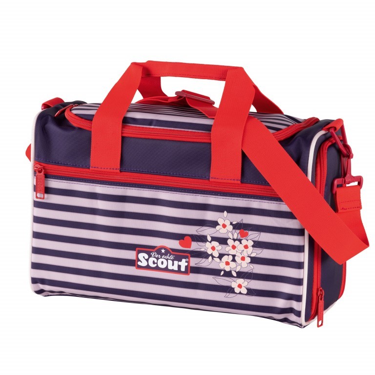 Schulranzen Sunny Set 4-teilig Happy Stripes, Farbe: rosa/pink, Marke: Scout, EAN: 4007953416748, Abmessungen in cm: 30x39x20, Bild 9 von 10