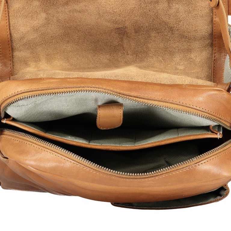 Kuriertasche Grandma's Luxury Club Miss Applepie Caramel, Farbe: cognac, Marke: Aunts & Uncles, EAN: 4250394900516, Abmessungen in cm: 27x22x7, Bild 7 von 9