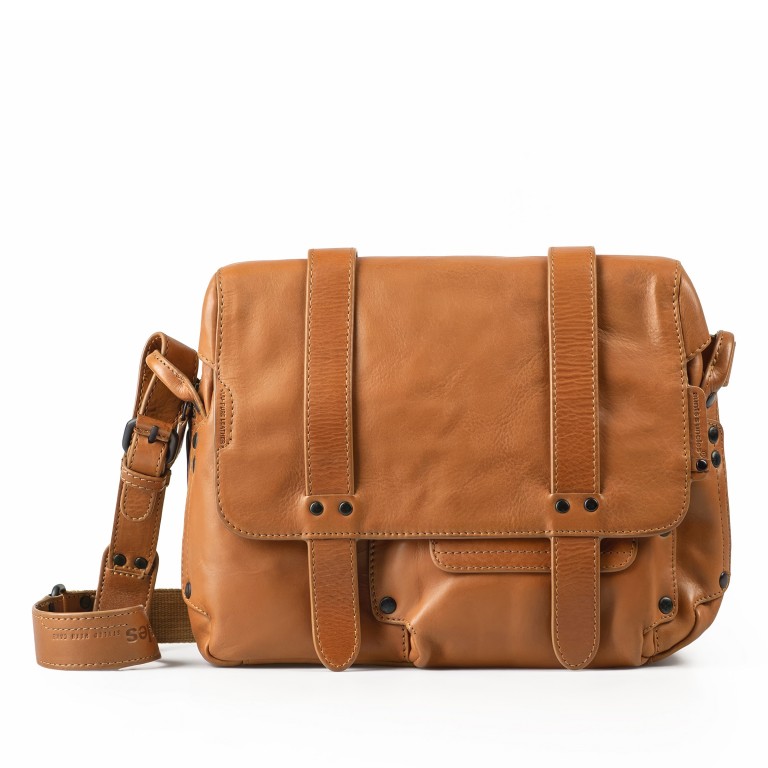 Kuriertasche Grandma's Luxury Club Miss Applepie Caramel, Farbe: cognac, Marke: Aunts & Uncles, EAN: 4250394900516, Abmessungen in cm: 27x22x7, Bild 1 von 9