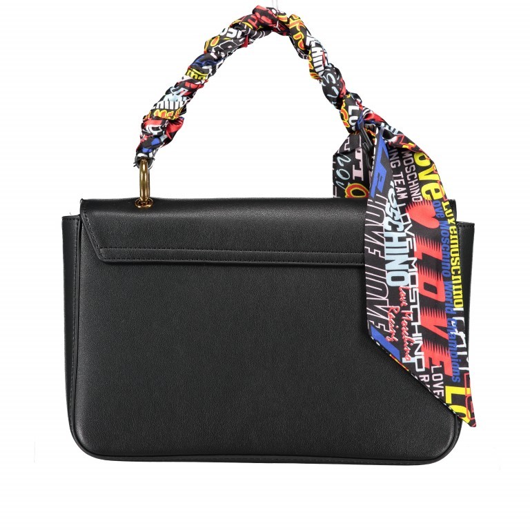 Umhängetasche Borsa Schwarz, Farbe: schwarz, Marke: Love Moschino, EAN: 8054406680702, Abmessungen in cm: 29x20x7, Bild 3 von 7