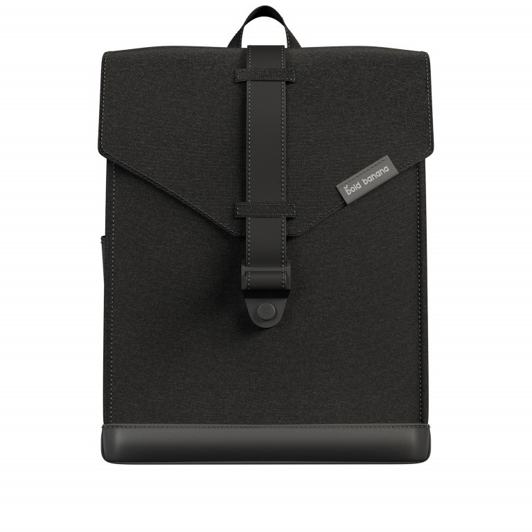Rucksack AS02 einfarbig mit Laptopfach 15,6 Zoll Beautyful Black, Farbe: schwarz, Marke: Bold Banana, EAN: 8719874694797, Abmessungen in cm: 31x40x12, Bild 1 von 7