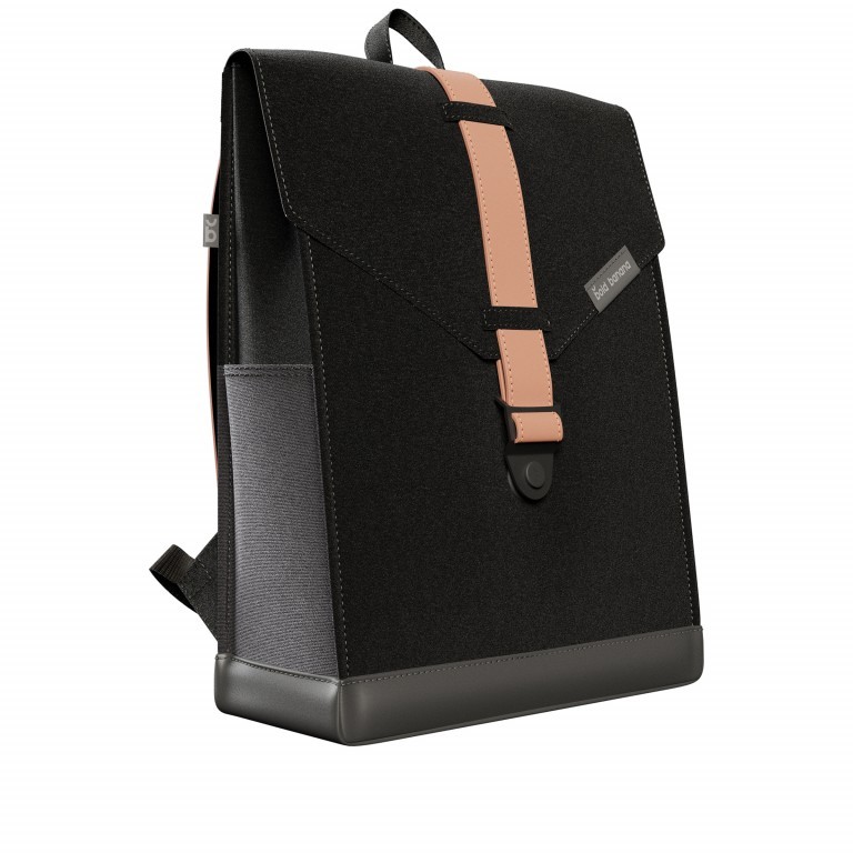 Rucksack AS02 einfarbig mit Laptopfach 15,6 Zoll Black Flamingo, Farbe: bunt, Marke: Bold Banana, Abmessungen in cm: 31x40x12, Bild 3 von 9