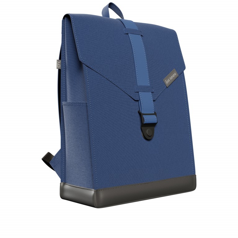 Rucksack AS02 einfarbig mit Laptopfach 15,6 Zoll Bubbling Blue, Farbe: blau/petrol, Marke: Bold Banana, EAN: 8719874694827, Abmessungen in cm: 31x40x12, Bild 2 von 7
