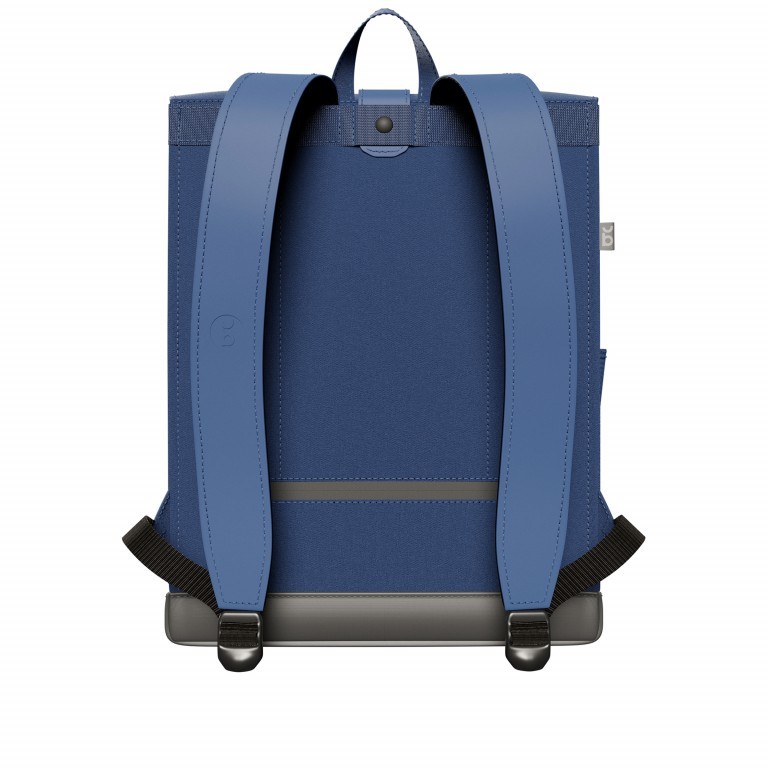 Rucksack AS02 einfarbig mit Laptopfach 15,6 Zoll Bubbling Blue, Farbe: blau/petrol, Marke: Bold Banana, EAN: 8719874694827, Abmessungen in cm: 31x40x12, Bild 4 von 7