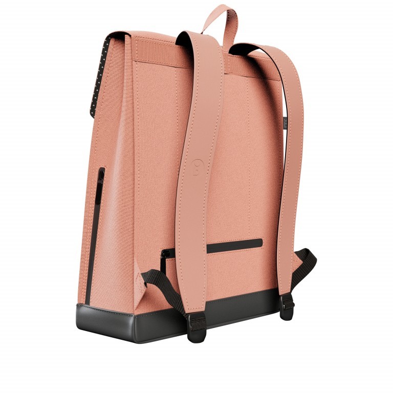 Rucksack AS02 einfarbig mit Laptopfach 15,6 Zoll Perfect Peach, Farbe: rosa/pink, Marke: Bold Banana, EAN: 8719874694889, Abmessungen in cm: 31x40x12, Bild 3 von 7