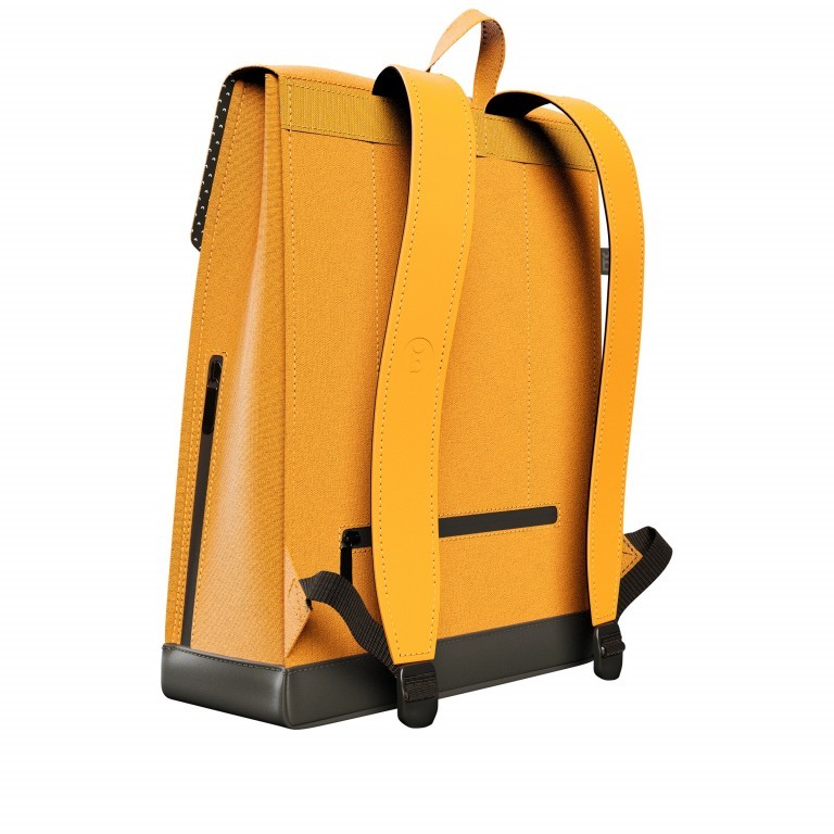 Rucksack AS02 einfarbig mit Laptopfach 15,6 Zoll Yeller Yellow, Farbe: gelb, Marke: Bold Banana, EAN: 8719874694902, Abmessungen in cm: 31x40x12, Bild 3 von 7