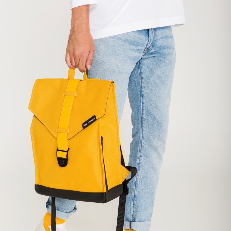 Rucksack AS02 einfarbig mit Laptopfach 15,6 Zoll Yeller Yellow, Farbe: gelb, Marke: Bold Banana, EAN: 8719874694902, Abmessungen in cm: 31x40x12, Bild 6 von 7