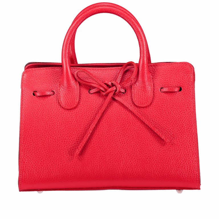 Handtasche Dollaro Rot, Farbe: rot/weinrot, Marke: Hausfelder Manufaktur, EAN: 4065646003514, Abmessungen in cm: 28.5x21x12, Bild 1 von 7