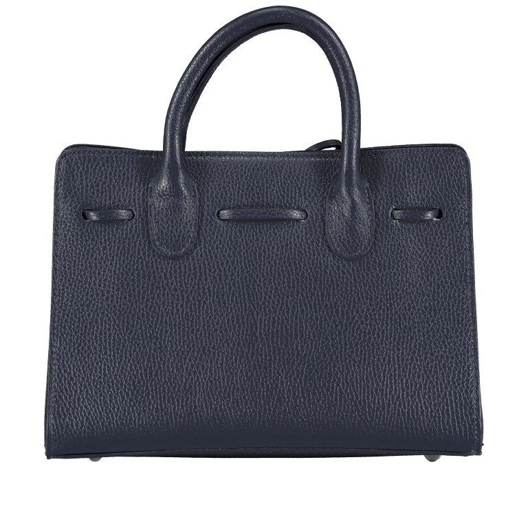 Handtasche Dollaro Blau, Farbe: blau/petrol, Marke: Hausfelder Manufaktur, EAN: 4065646003439, Abmessungen in cm: 28.5x21x12, Bild 3 von 7