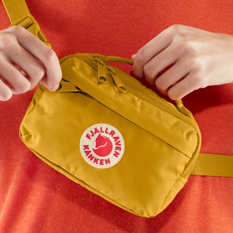 Gürteltasche Kånken Hip Pack Peach Sand, Farbe: braun, Marke: Fjällräven, EAN: 7323450786267, Abmessungen in cm: 18x12x9, Bild 6 von 10