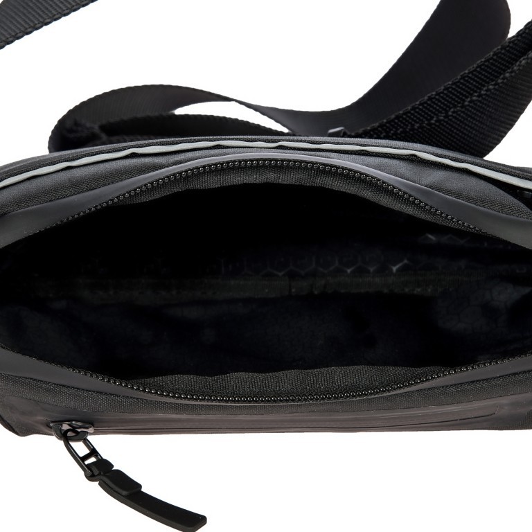 Gürteltasche Urban Eco Belt Bag, Farbe: schwarz, grau, blau/petrol, Marke: Porsche Design, Abmessungen in cm: 14x22x5, Bild 6 von 11