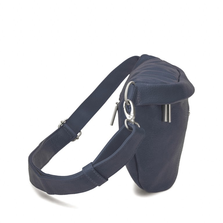 Gürteltasche Mademoiselle MH80 Velours Ash, Farbe: grau, Marke: Zwei, EAN: 4250257929425, Abmessungen in cm: 40x17x9, Bild 2 von 5