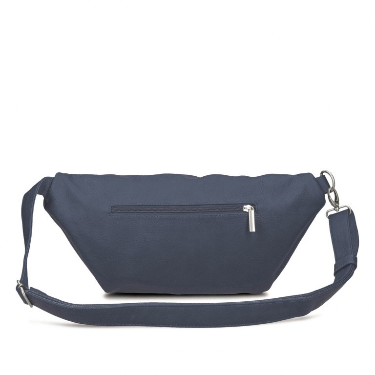 Gürteltasche Mademoiselle MH80 Velours Ash, Farbe: grau, Marke: Zwei, EAN: 4250257929425, Abmessungen in cm: 40x17x9, Bild 3 von 5