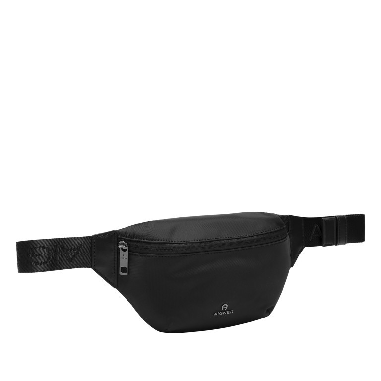 Gürteltasche Nico Dadino Black, Farbe: schwarz, Marke: AIGNER, EAN: 4055539519123, Abmessungen in cm: 23.5x15.5x7.5, Bild 2 von 5
