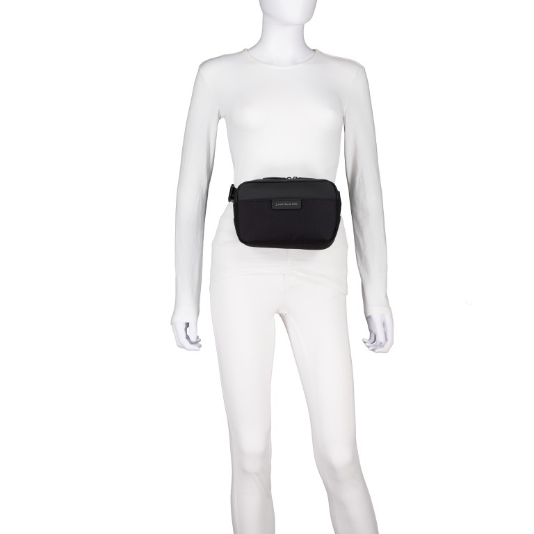 Gürteltasche Bergen Pro Crossbody, Farbe: schwarz, taupe/khaki, beige, Marke: Kapten & Son, Abmessungen in cm: 23x15x6, Bild 6 von 13