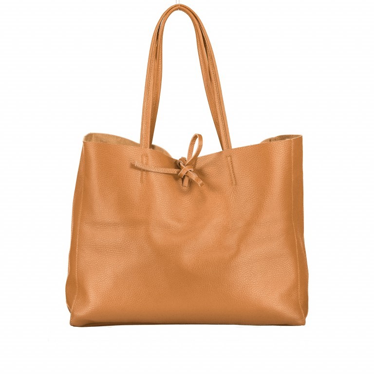 Shopper Dollaro Camel, Farbe: cognac, Marke: Hausfelder Manufaktur, EAN: 4065646003897, Abmessungen in cm: 38x31.5x12, Bild 1 von 7