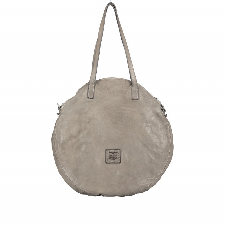 Handtasche Leder Grigio Perla, Farbe: grau, Marke: Campomaggi, EAN: 8054302535229, Bild 3 von 9