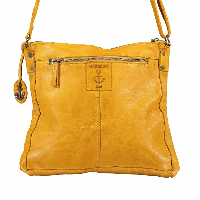 Umhängetasche Lucky B3.9523 Oriental Mustard, Farbe: gelb, Marke: Harbour 2nd, EAN: 4046478043275, Abmessungen in cm: 31x31x4, Bild 3 von 6