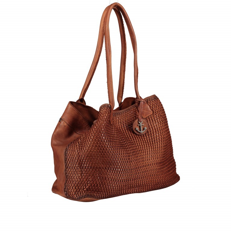 Shopper Soft-Weaving Grace B3.9687 Charming Cognac, Farbe: cognac, Marke: Harbour 2nd, EAN: 4046478043404, Abmessungen in cm: 55x29.5x18, Bild 2 von 7