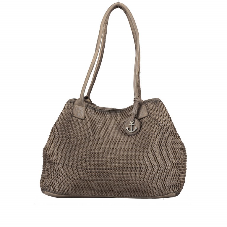 Shopper Soft-Weaving Grace B3.9687 Stone Grey, Farbe: grau, Marke: Harbour 2nd, EAN: 4046478043411, Abmessungen in cm: 55x29.5x18, Bild 1 von 7