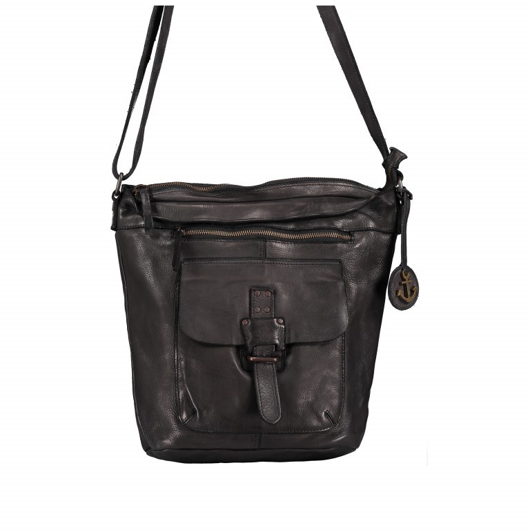 Beuteltasche Cool-Casual Kleine Svantje B3.5140 Dark Ash, Farbe: anthrazit, Marke: Harbour 2nd, EAN: 4046478021518, Abmessungen in cm: 34x32x10, Bild 1 von 7