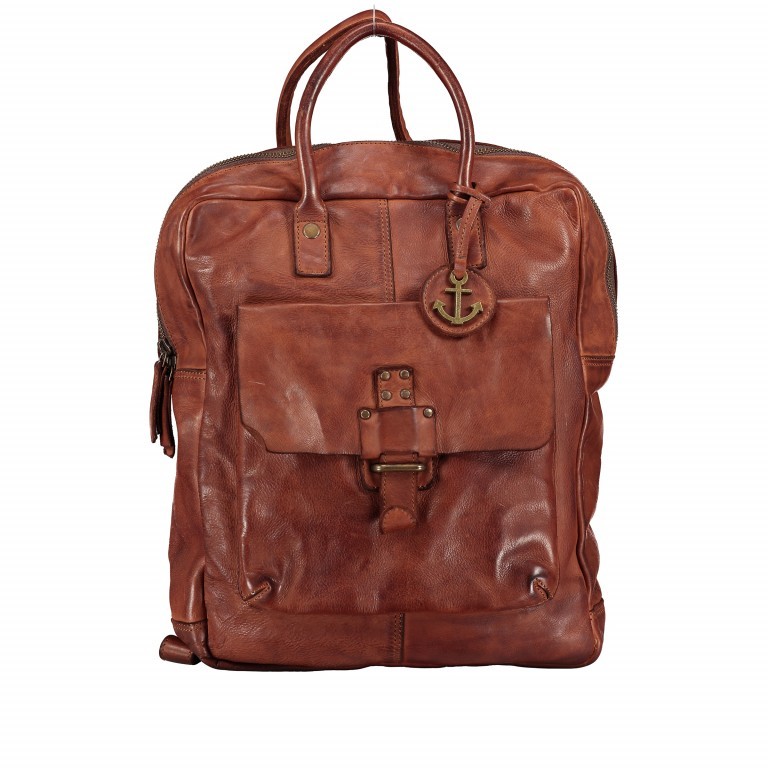 Rucksack Cool-Casual Utopia B3.9690 Charming Cognac, Farbe: cognac, Marke: Harbour 2nd, EAN: 4046478043473, Abmessungen in cm: 29x34x10, Bild 1 von 10