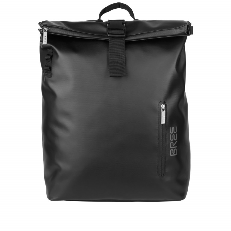 Rucksack punch 713 083-713 Black, Farbe: schwarz, Marke: Bree, EAN: 4038671010321, Abmessungen in cm: 34x42x15, Bild 1 von 9