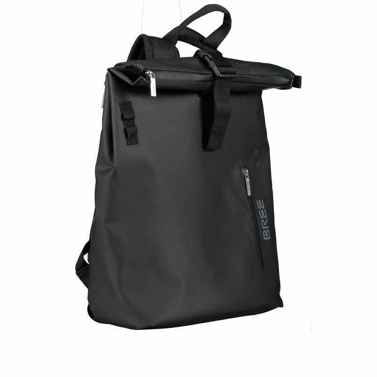 Rucksack punch 713 083-713 Black, Farbe: schwarz, Marke: Bree, EAN: 4038671010321, Abmessungen in cm: 34x42x15, Bild 2 von 9