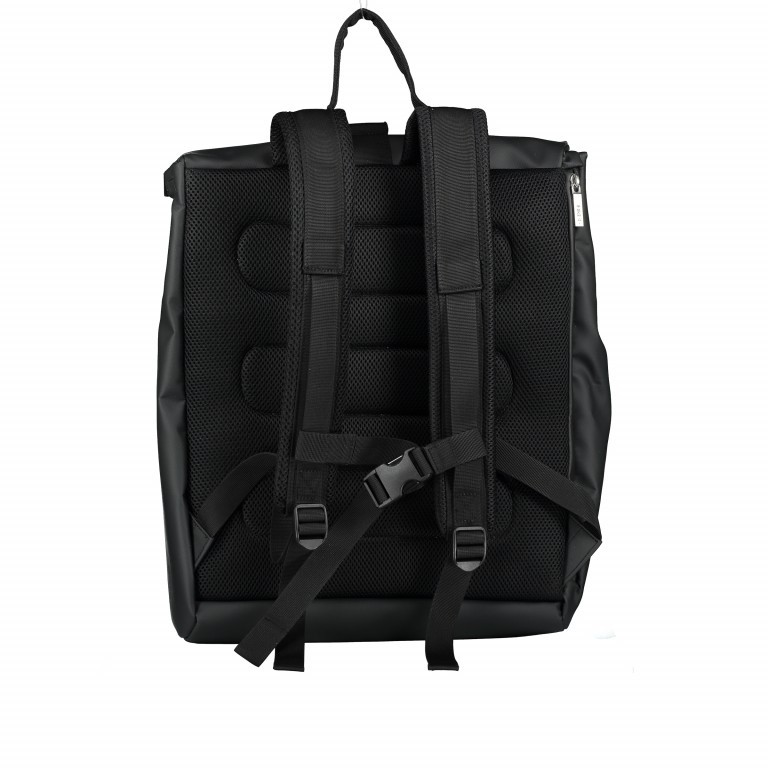 Rucksack punch 713 083-713 Black, Farbe: schwarz, Marke: Bree, EAN: 4038671010321, Abmessungen in cm: 34x42x15, Bild 4 von 9