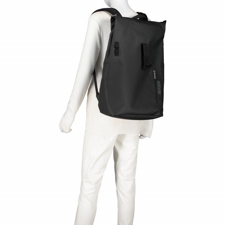 Rucksack punch 713 083-713 Black, Farbe: schwarz, Marke: Bree, EAN: 4038671010321, Abmessungen in cm: 34x42x15, Bild 5 von 9