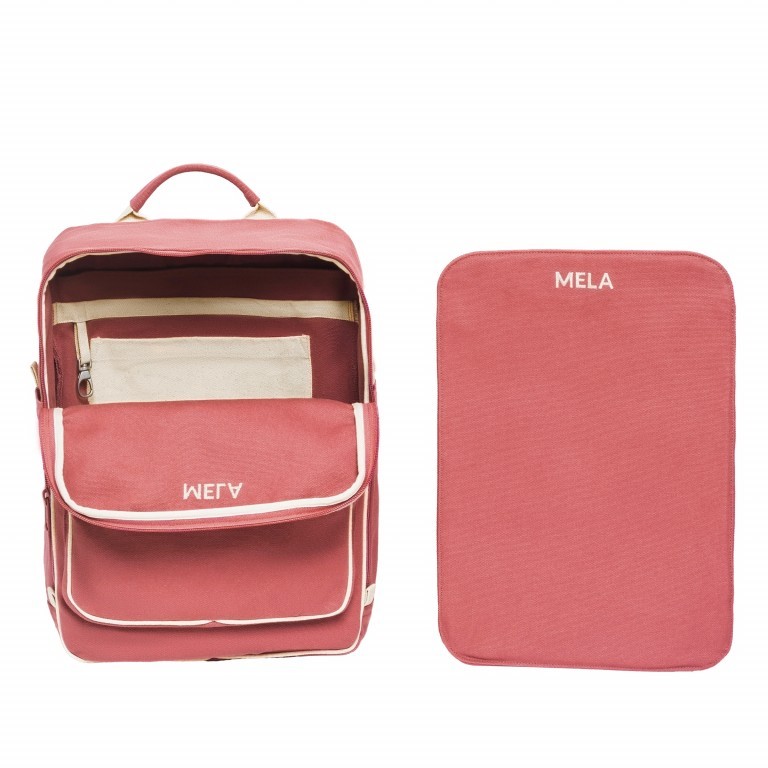 Rucksack Mela II Altrosa, Farbe: rosa/pink, Marke: Melawear, EAN: 4251296206621, Bild 8 von 8