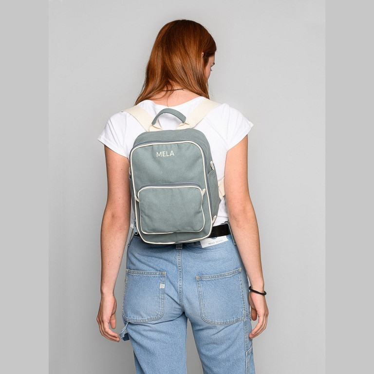 Rucksack Mela II Mini Grau, Farbe: grau, Marke: Melawear, EAN: 4251296206690, Abmessungen in cm: 21x30x12, Bild 4 von 8