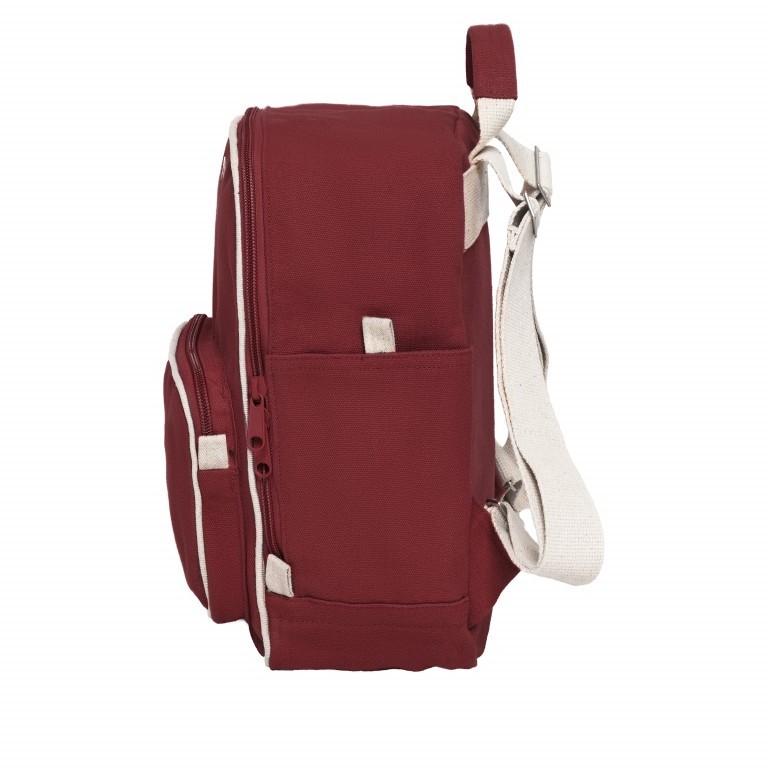 Rucksack Mela II Mini Burgunderrot, Farbe: rot/weinrot, Marke: Melawear, EAN: 4251296206713, Abmessungen in cm: 21x30x12, Bild 2 von 8